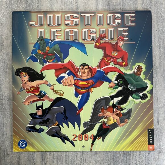 Marvel Fanastic 4 X-Men Justice League 4 Calenders Unused 2003 2004 2005 Vintage - Picture 8 of 16